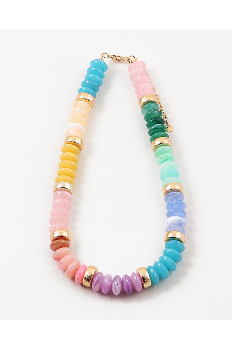 Afternoons on the Lake Resin Necklace, Main, color, Multi