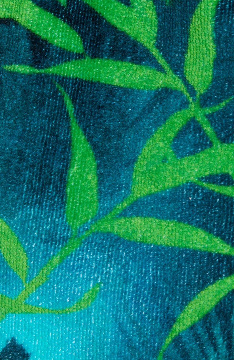 Versace Jungle Print Short Robe, Alternate, color,