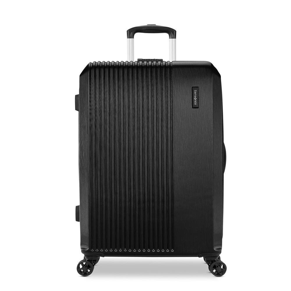 Samsonite Alliance SE Hardside 28" Checked Spinner, Alternate, color, Bass Black