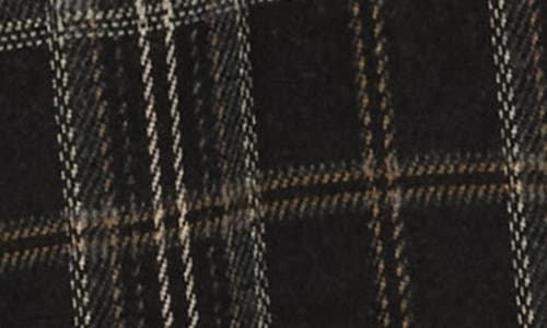 Max Studio Plaid Pleated Knit Skirt In Black