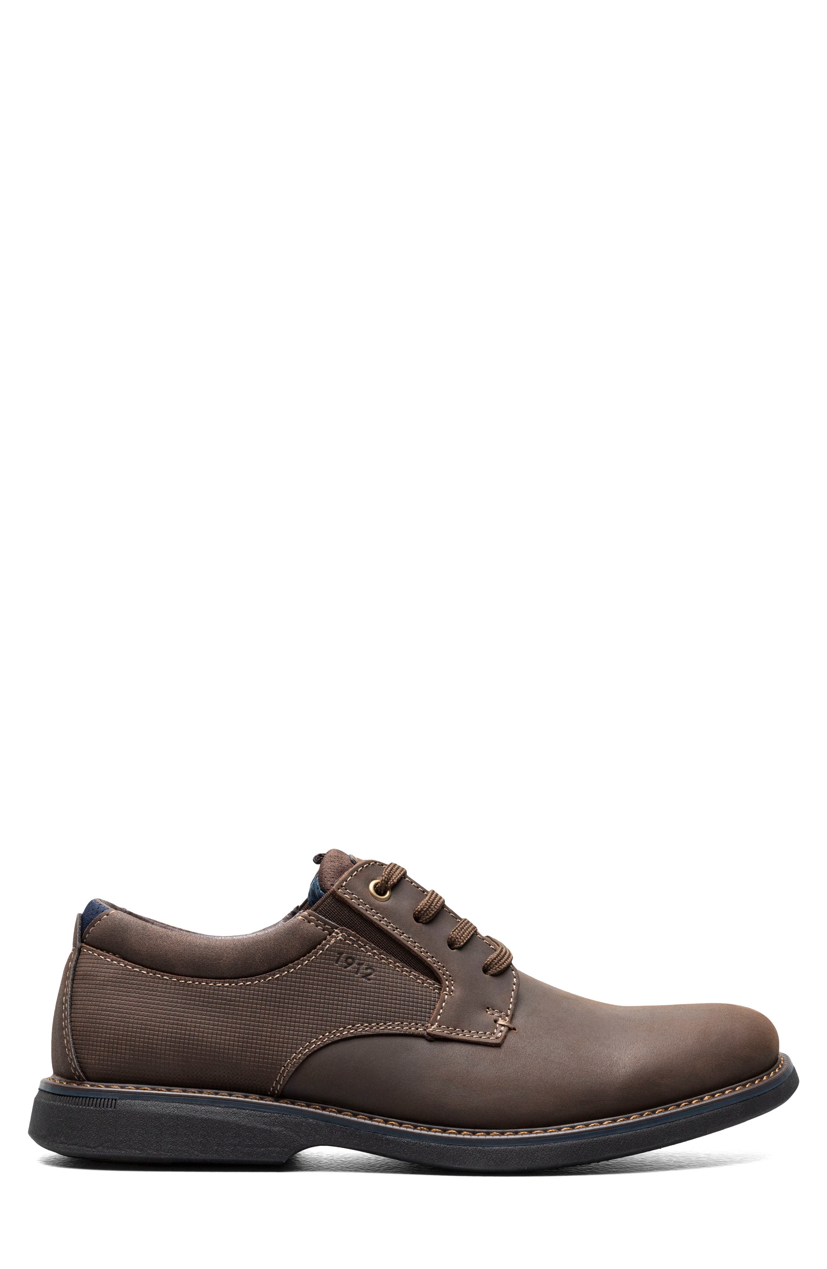 Otto Plain Toe Derby - Wide Width Available, Alternate, color, BROWN CH