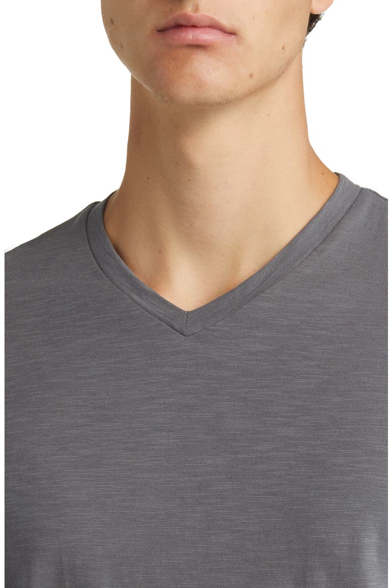 Tilson Solid V-Neck T-Shirt, Alternate, color, NVY