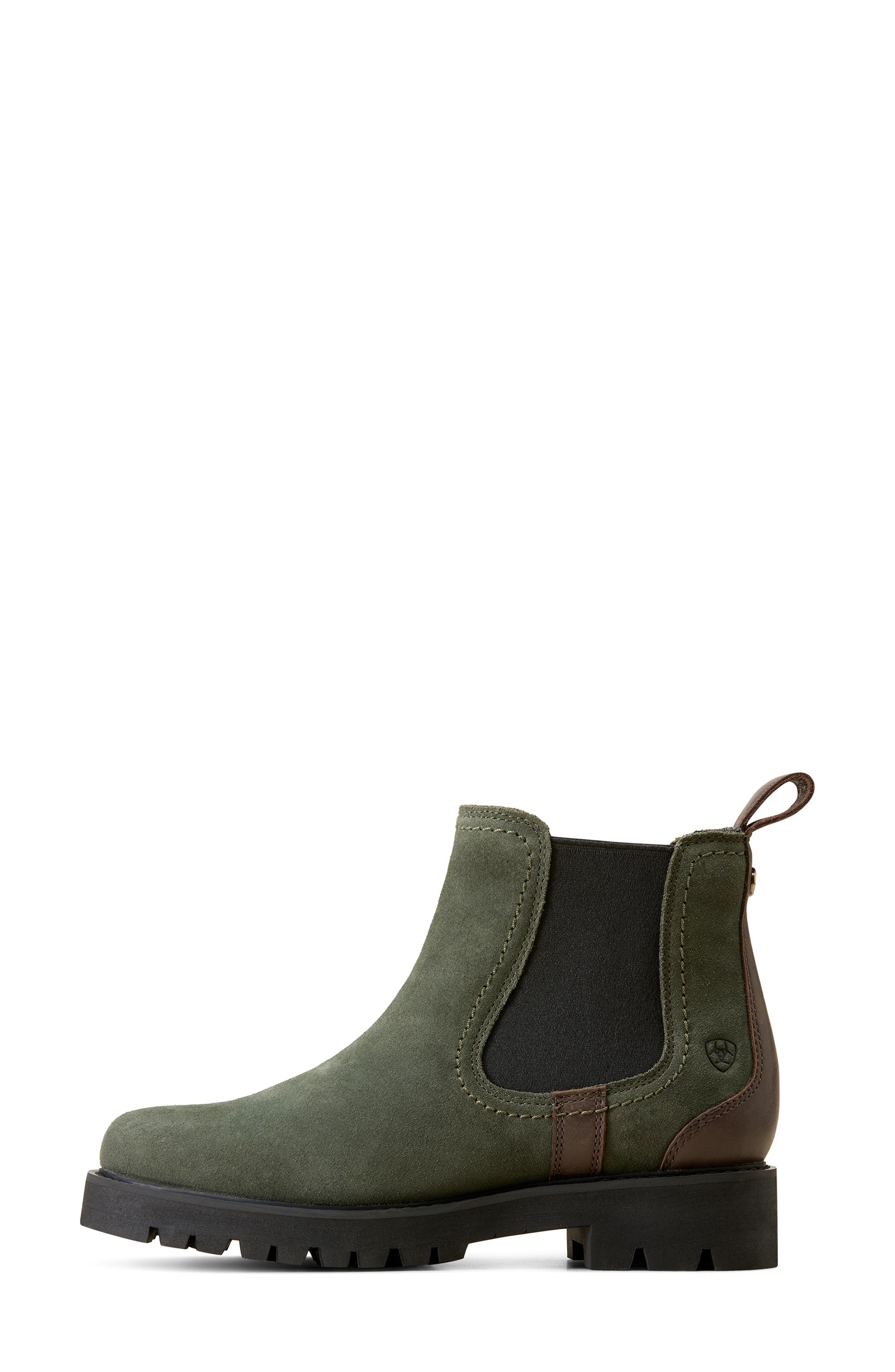 Ariat Wexford Waterproof Chelsea Boot, Alternate, color, Green