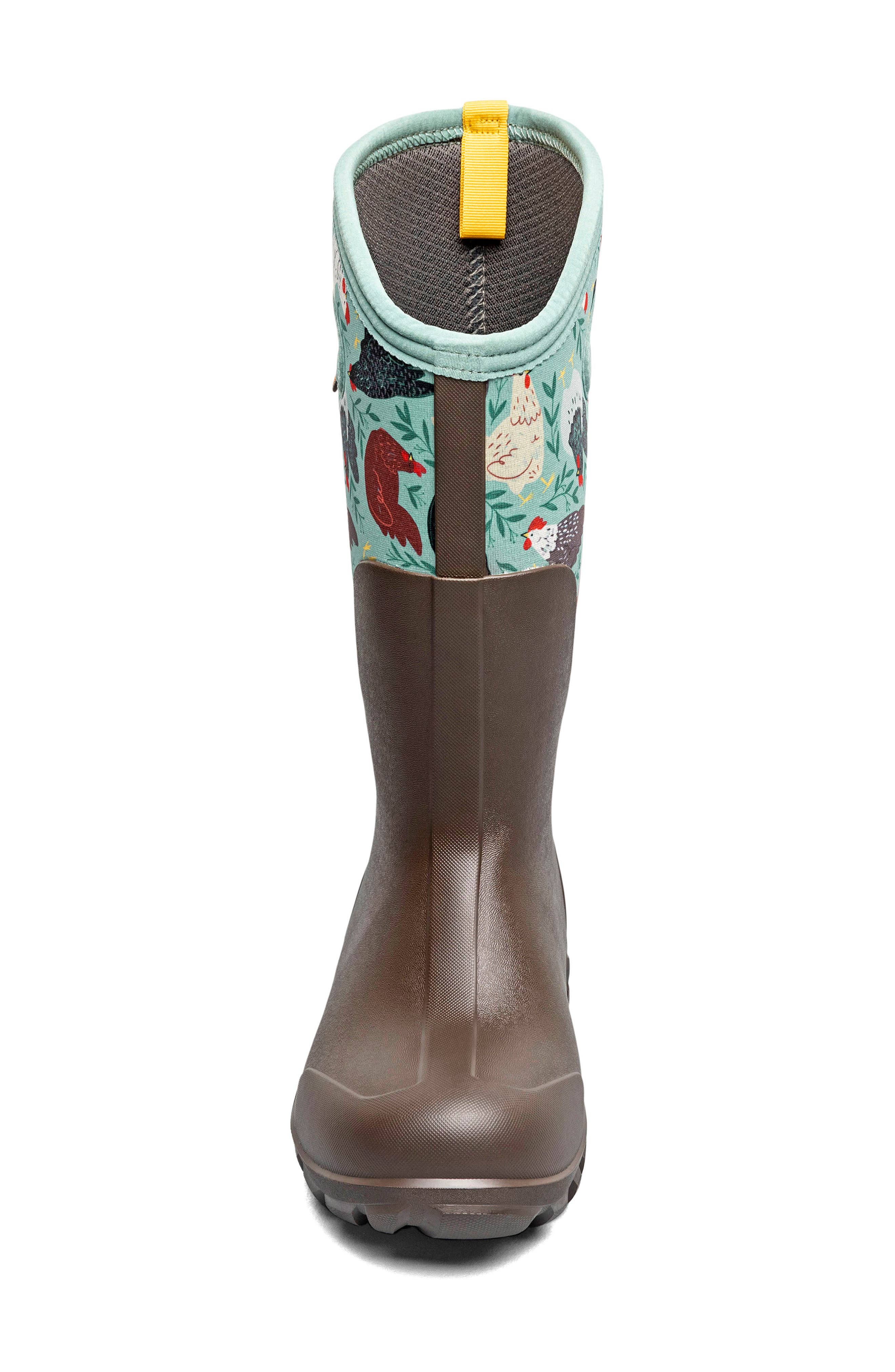 Classic Seamless Tall Waterproof Boot, Alternate, color, CHOC MULTI