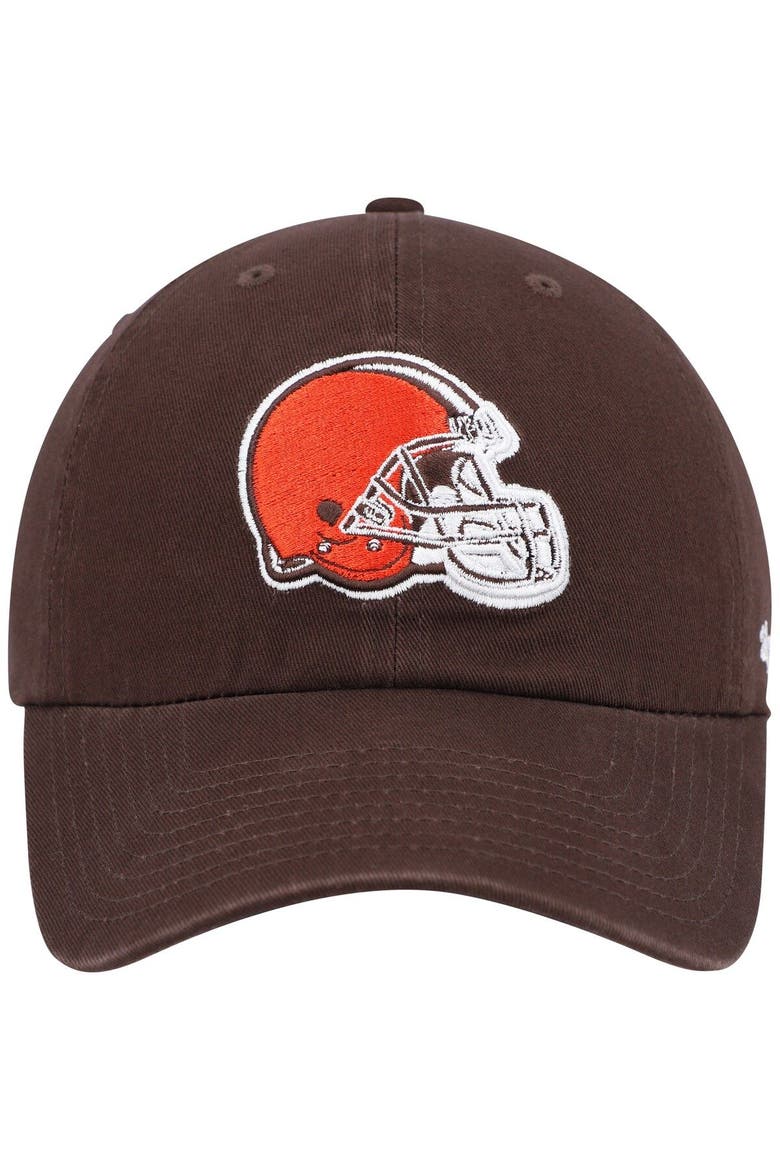 Men's '47 Brown Cleveland Browns Secondary Clean Up Adjustable Hat, Alternate, color, Brown