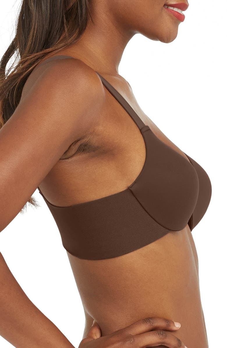 SPANX<sup>®</sup> SPANXsmooth<sup>™</sup> Bra-llelujah!<sup>®</sup> Underwire Lightly Lined Full Coverage Bra, Alternate, color, Chestnut Brown