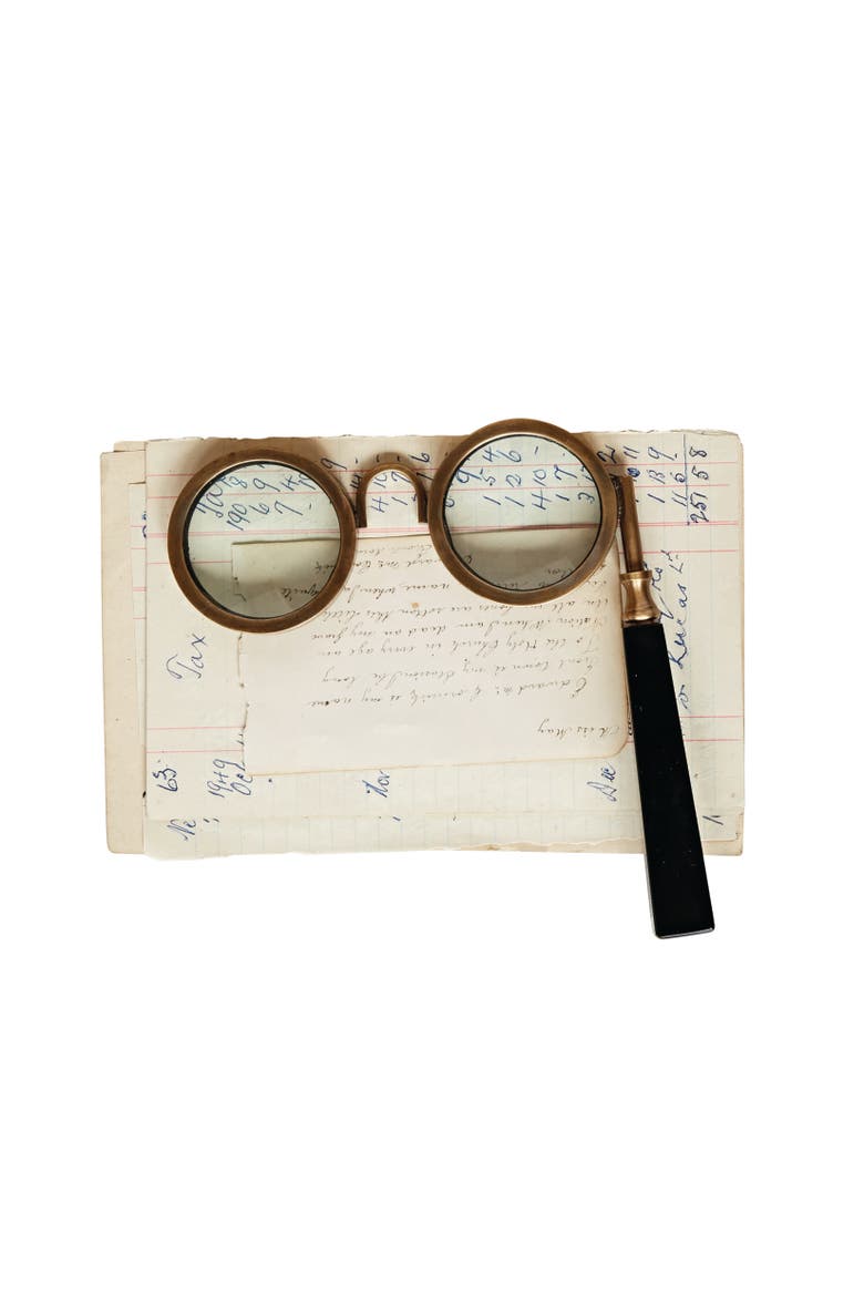 Spectacle Magnifying Glass, Main, color, Black