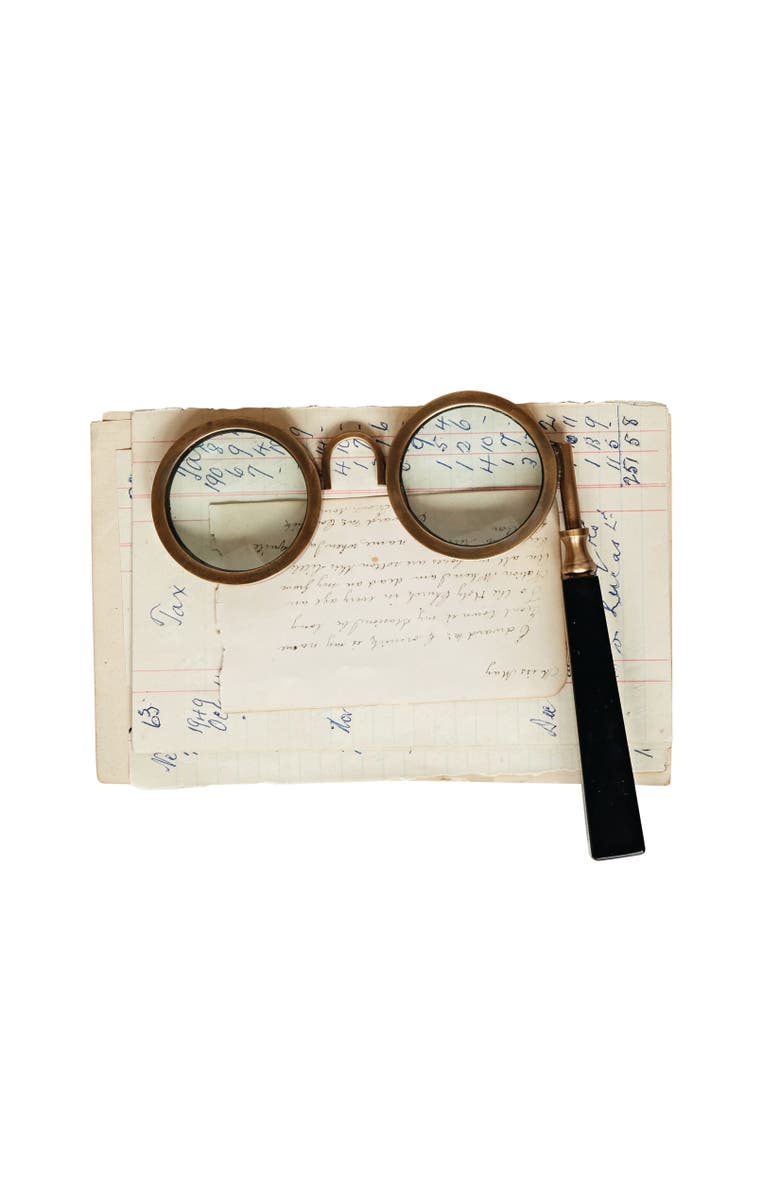 Storied Home Spectacle Magnifying Glass, Main, color, Black