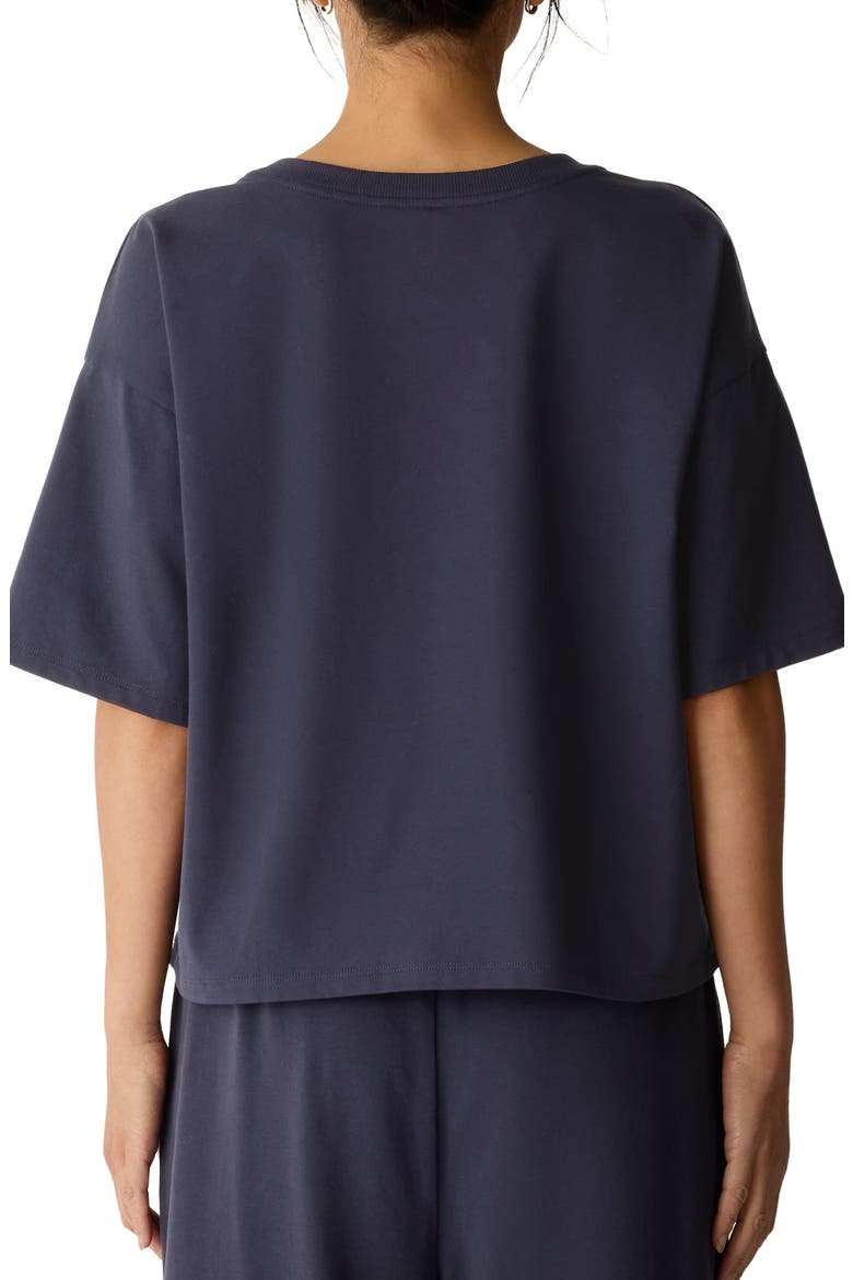 Boxy Crewneck T-Shirt, Alternate, color, INK