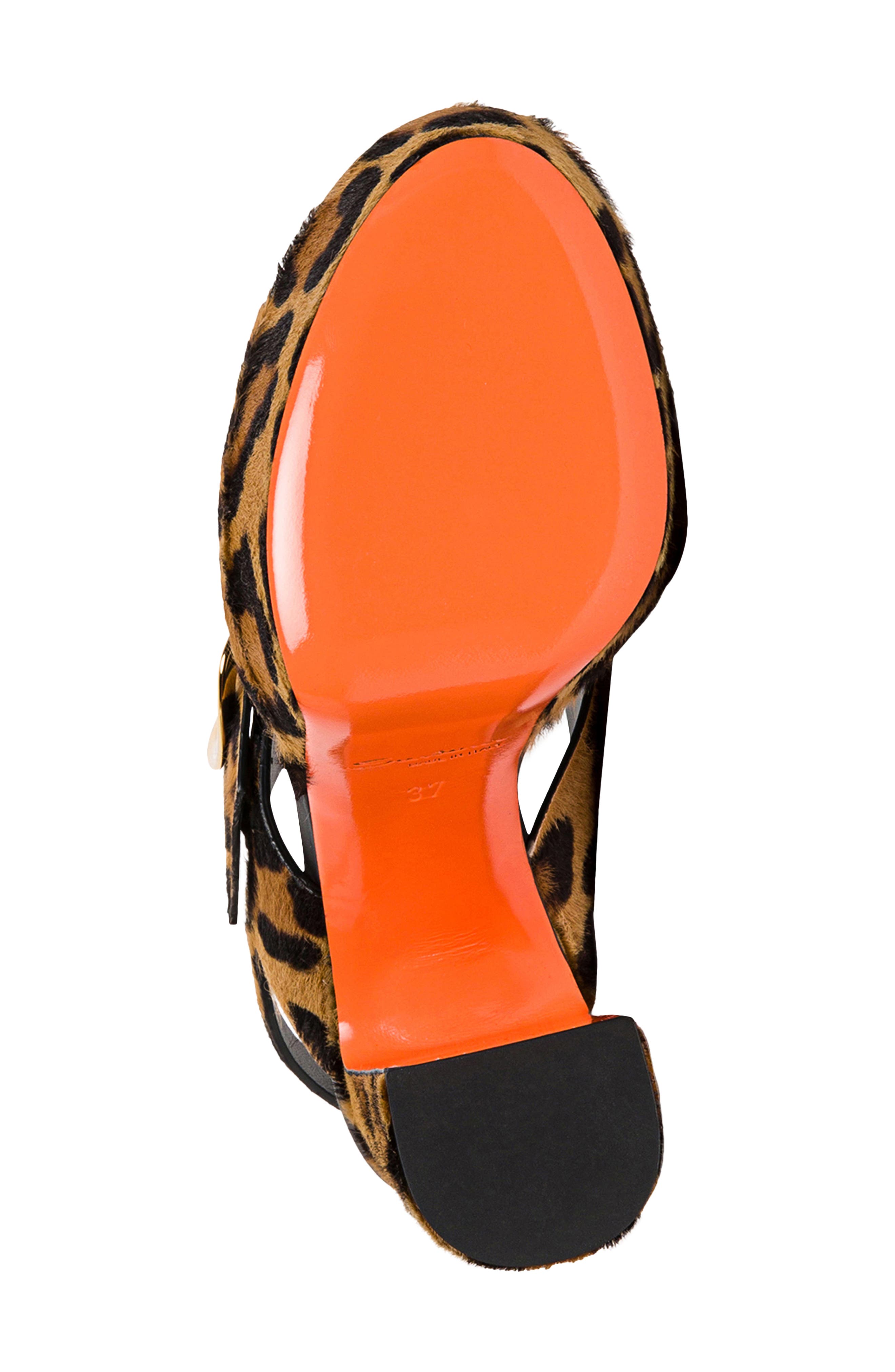 Santoni Bruxel Slingback Platform Sandal, Alternate, color, 