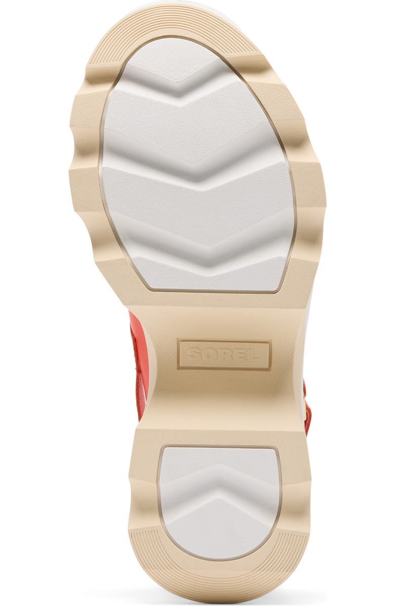 SOREL Kinetic<sup>™</sup> Aura Slingback Platform Sandal, Alternate, color, Crimson Fire/ Honey White