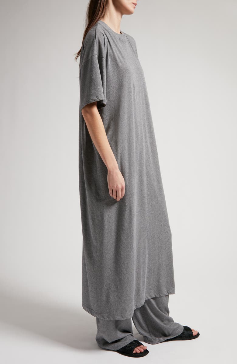 The Row Simo Oversize Cotton Maxi T-Shirt Dress, Alternate, color,