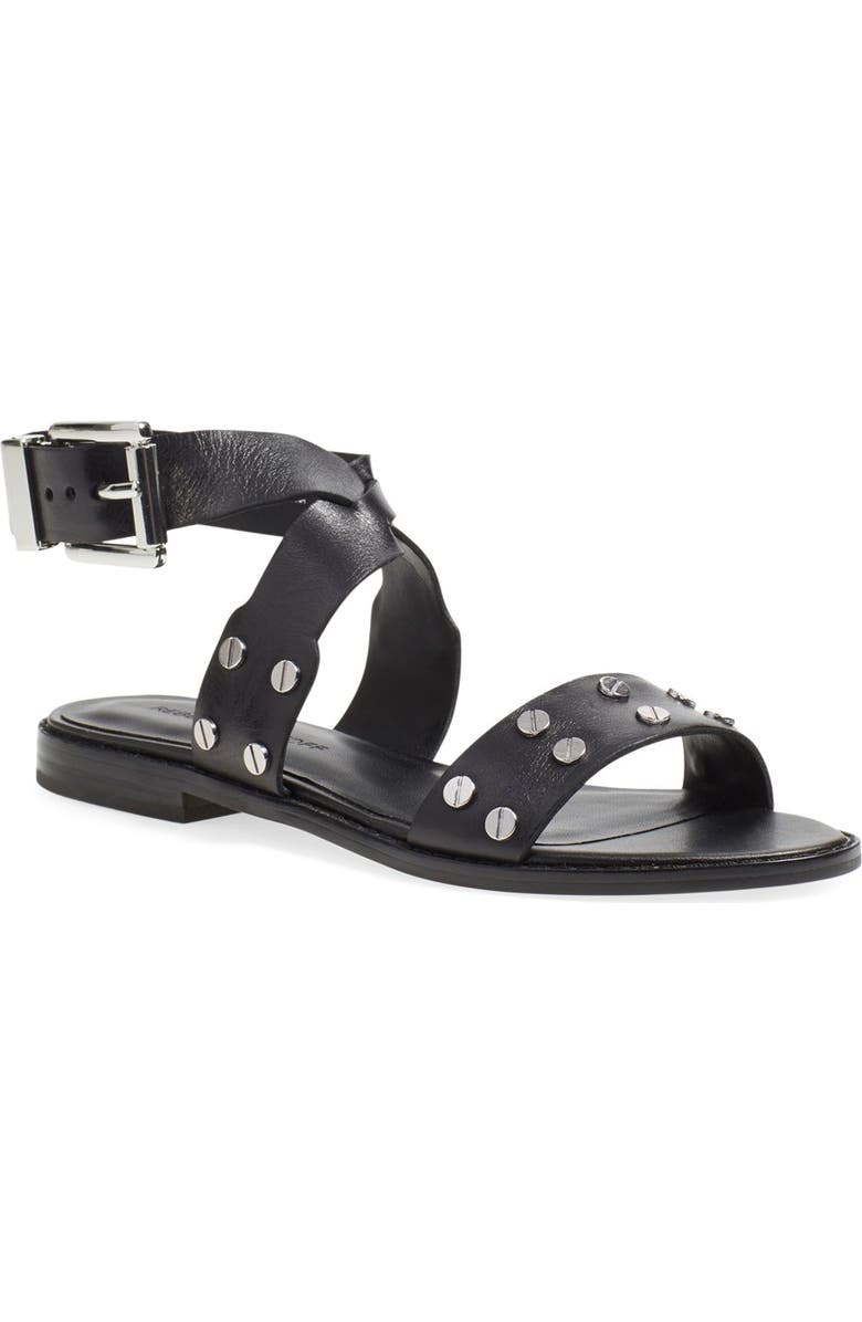 Rebecca Minkoff 'Stam' Studded Ankle Strap Sandal, Main, color,
