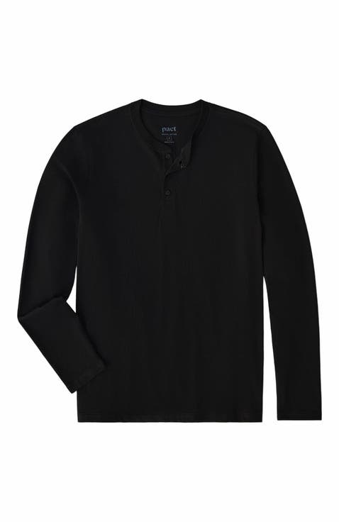 Organic Cotton Softspun Long Sleeve Henley