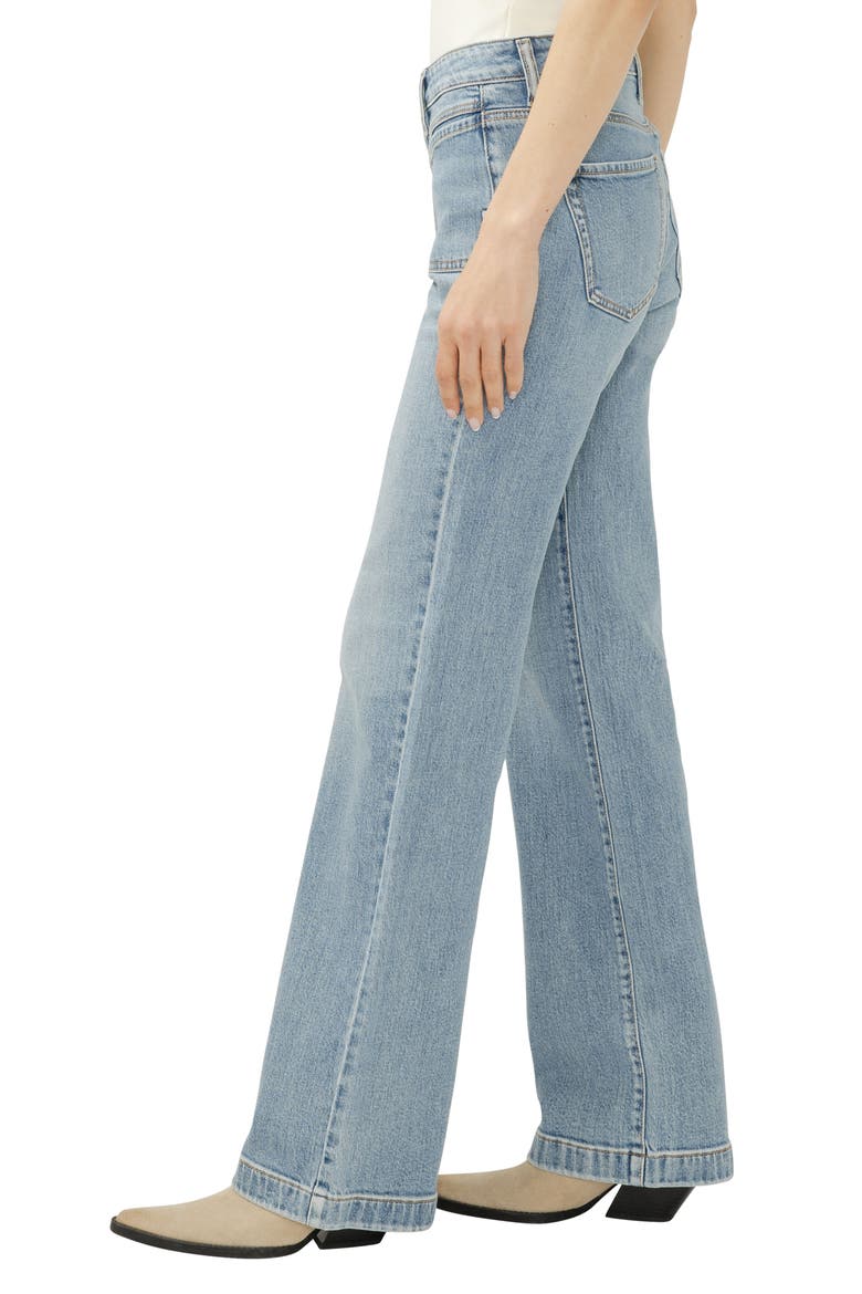 Avery Patch Pocket Wide Leg Trouser Jeans, Alternate, color, WANDERLUST