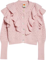 FARM Rio Ruffle Cardigan