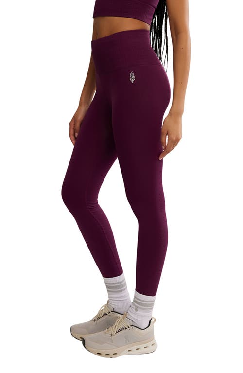 Free People Good Karma Leggings In Purple