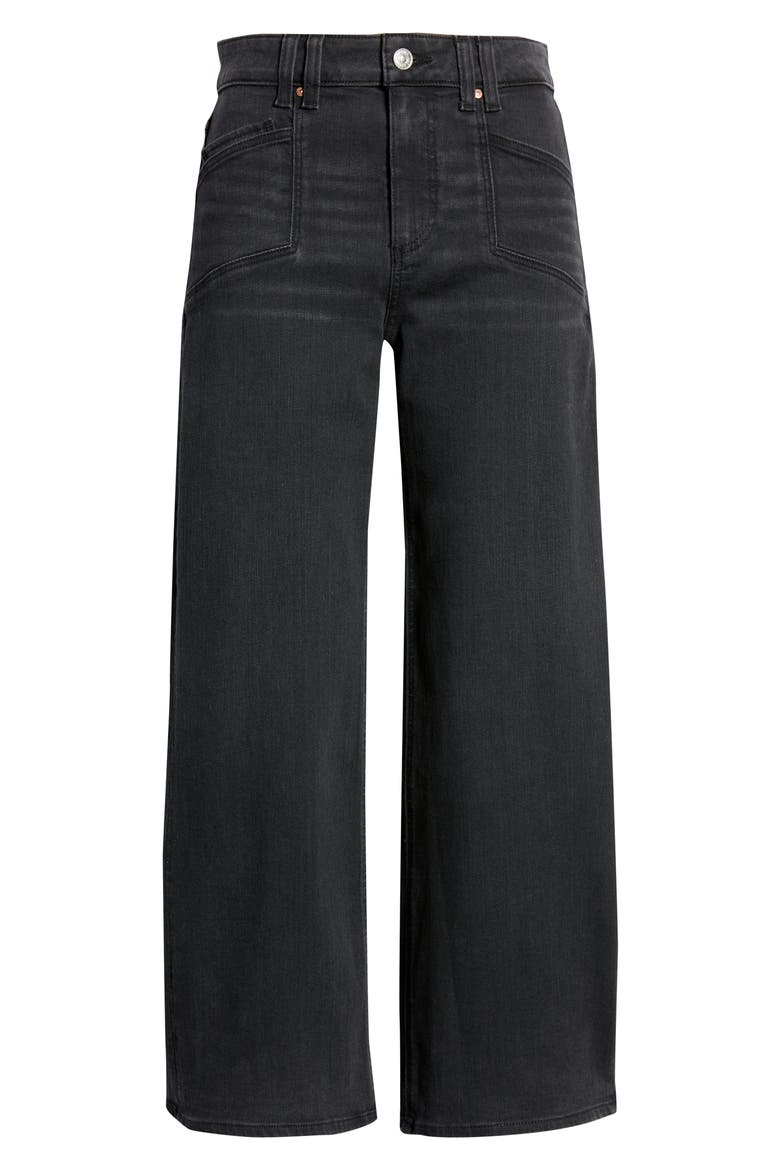 Anessa High Waist Crop Wide Leg Jeans, Alternate, color, RENETTA