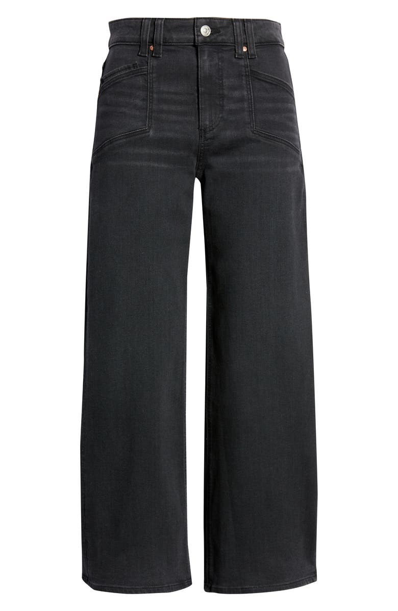 PAIGE Anessa High Waist Crop Wide Leg Jeans, Alternate, color, 