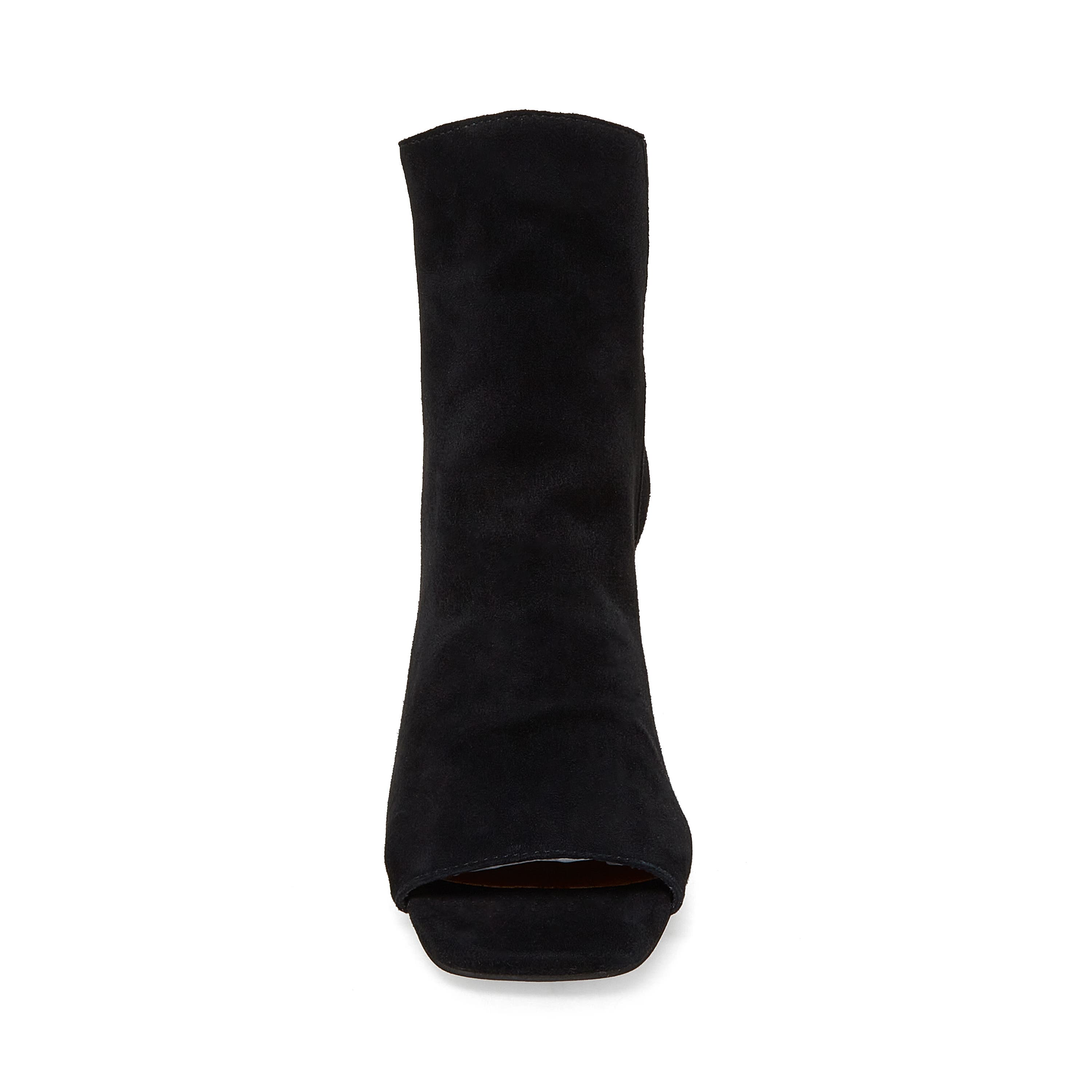 Cilba Open Toe Bootie, Alternate, color, Black Suede