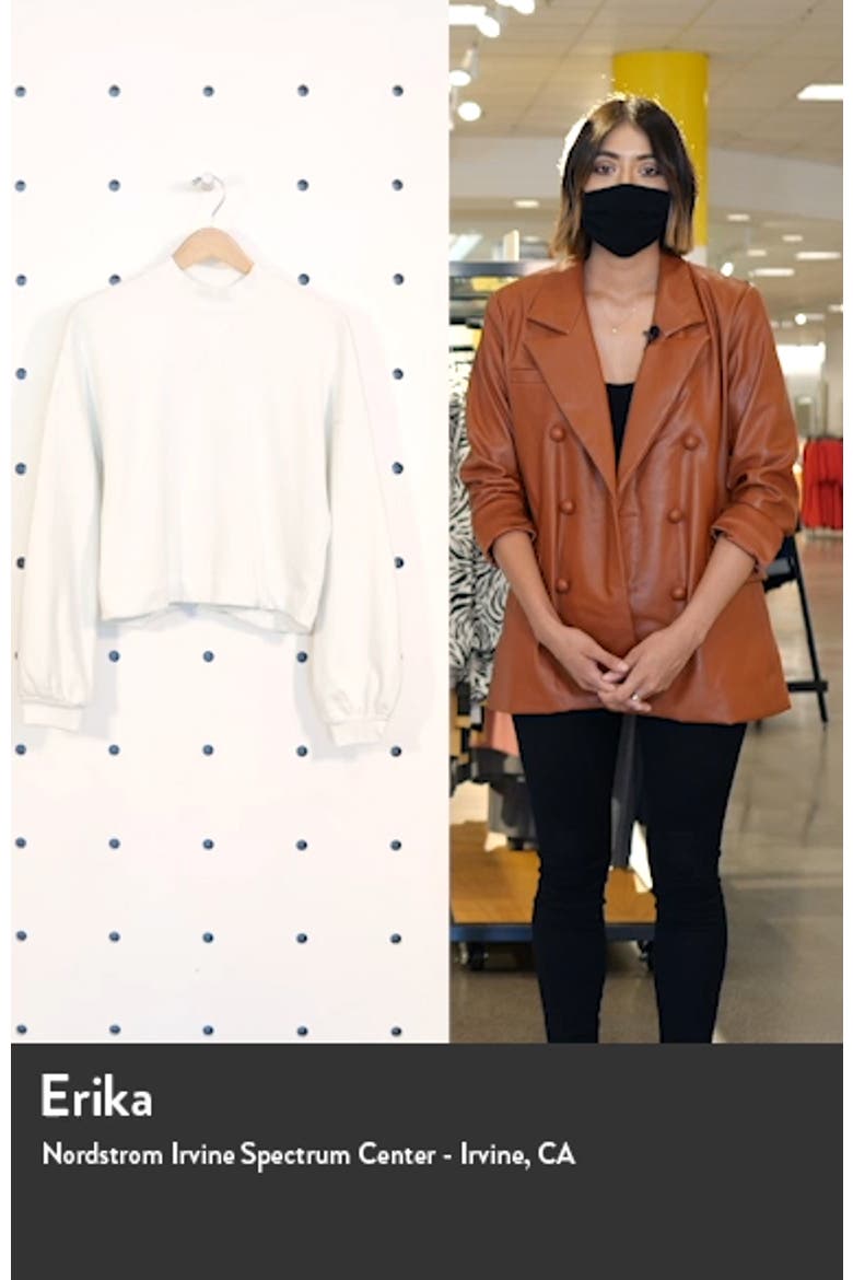 Recline Open Back Sweatshirt video