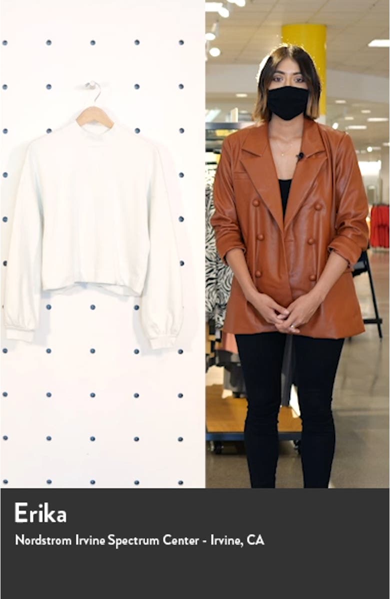 Recline Open Back Sweatshirt, sales video thumbnail