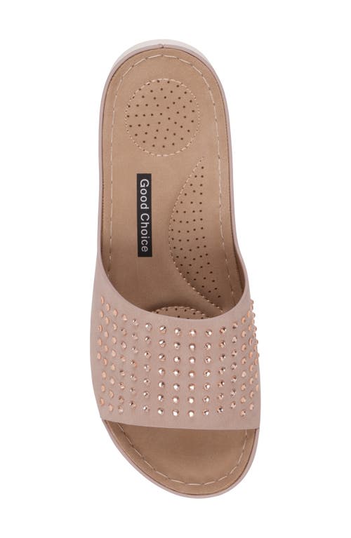 Gc Shoes Julie Comfort Slide Sandal In Blush