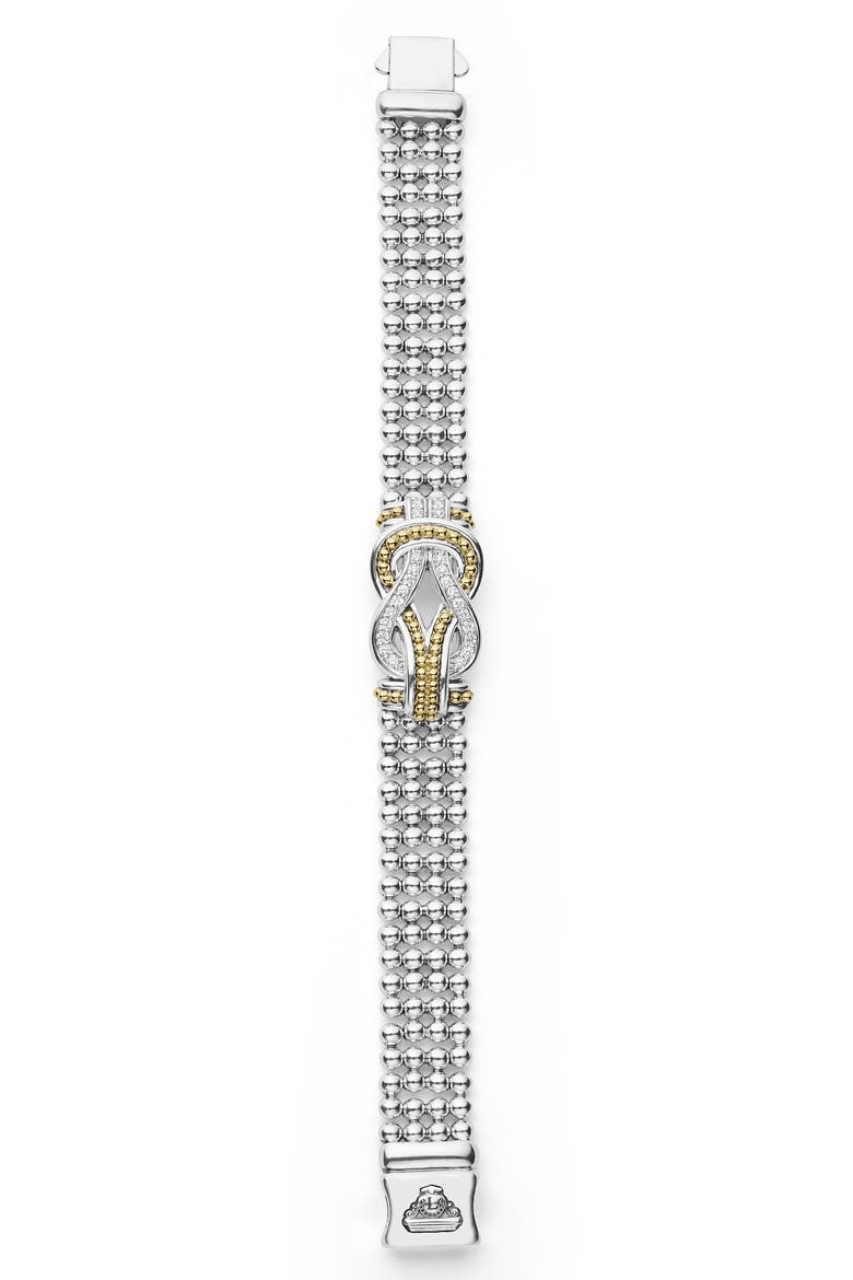 Newport Flat Beaded Bracelet, Alternate, color, DIAMOND