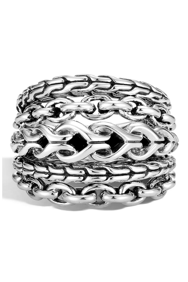 Asli Classic Chain Link Ring, Alternate, color, SILVER