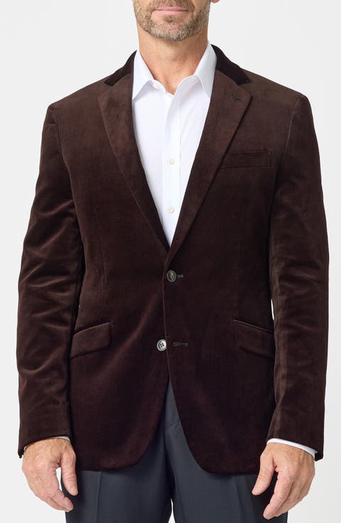 Stretch Cotton Velvet Sport Coat