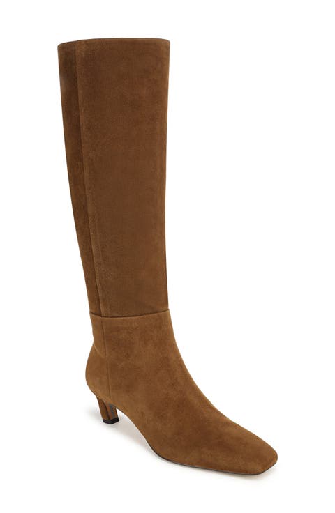 Perla Knee High Leather Boot