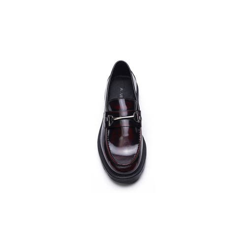 A. Veer Samuel Bit Loafer In Bordo