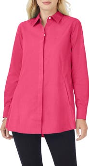 Foxcroft Cici Non-Iron Tunic Blouse