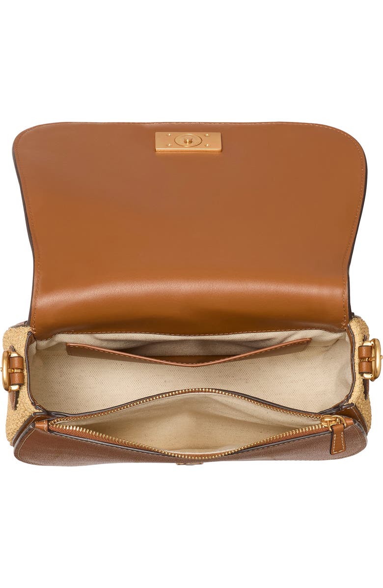 Kate Spade New York medium noveau straw saddle crossbody bag, Alternate, color,