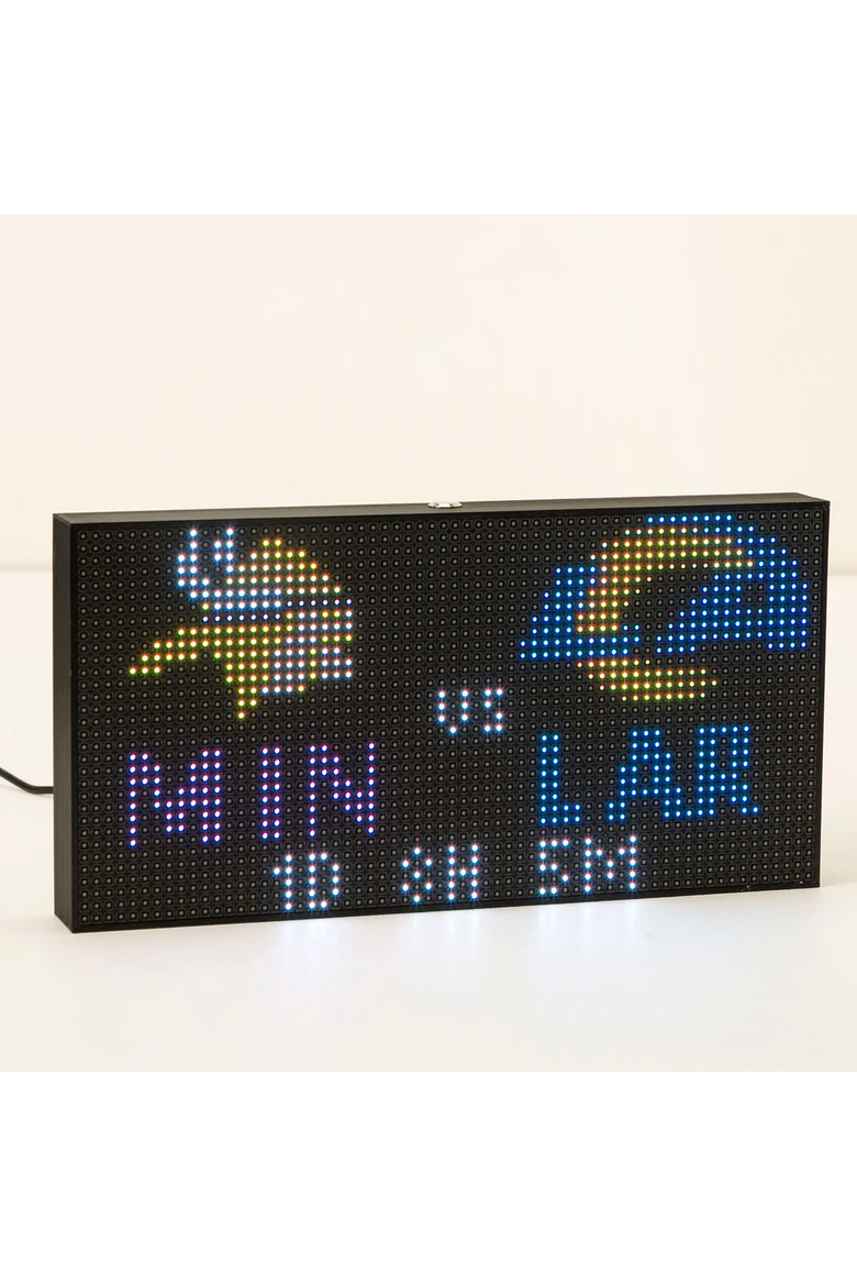 Personalized Home LED Ticker by GLANCE LED, Alternate, color, Multi