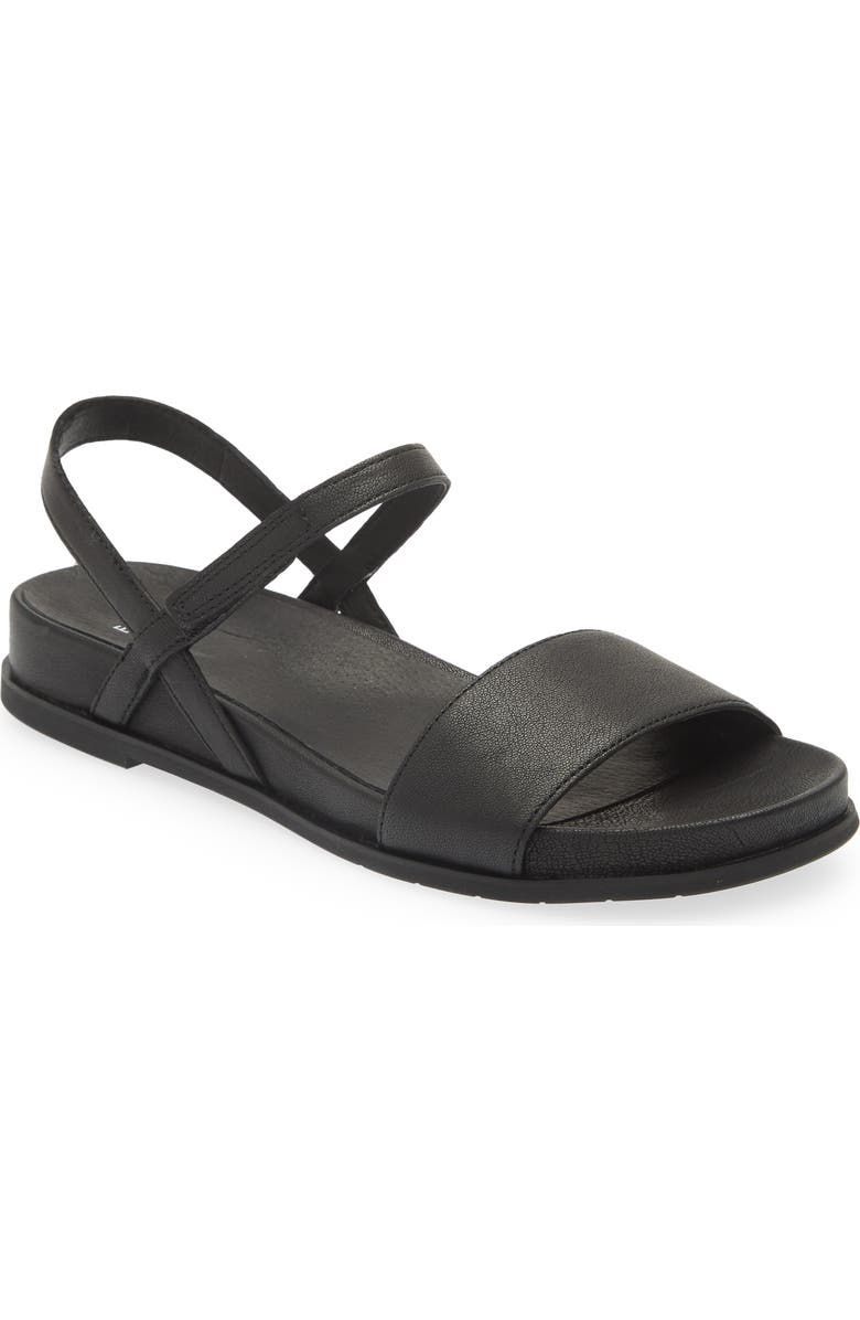 Eileen Fisher Demo Leather Sandal, Main, color,
