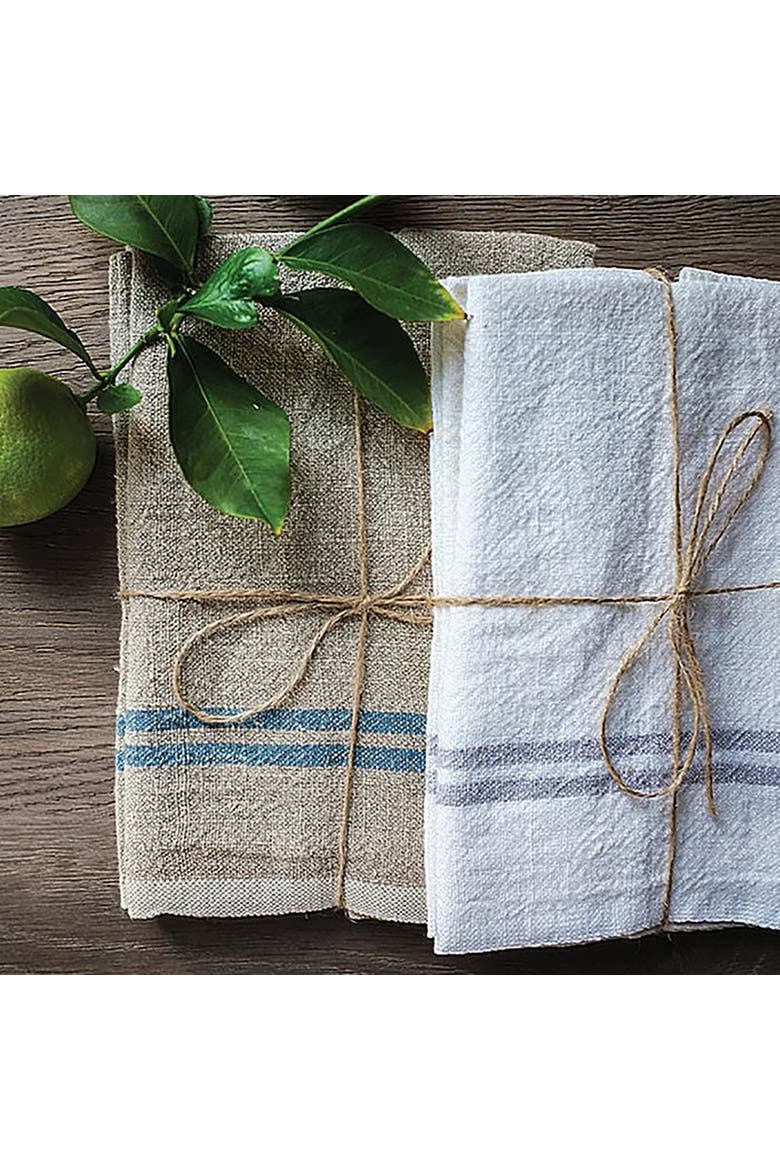 Vintage Napkins  - Set of 4, Alternate, color, Ivory/Grey 20" x 20"