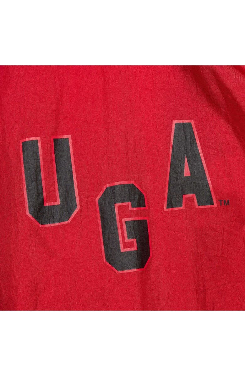 Mitchell & Ness Men's Mitchell & Ness White Georgia Bulldogs Big Shot Premium Full-Zip Windbreaker, Alternate, color, White