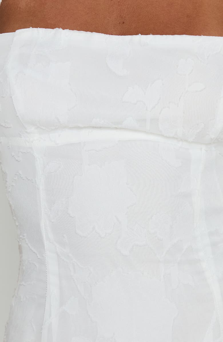 Princess Polly Delamere Halter Minidress, Alternate, color, White Burnout