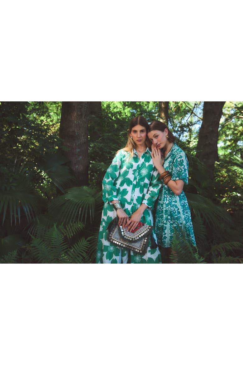 Jinette Maxi Dress, Alternate, color, Green Akari