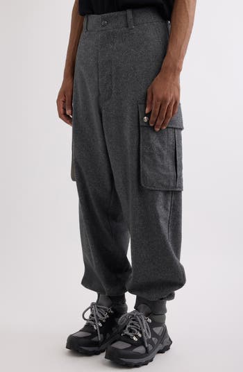 ボトムスその他 Givenchy Dark grey wool wide trousers Givenchy Wool Cargo Trousers | Nordstrom