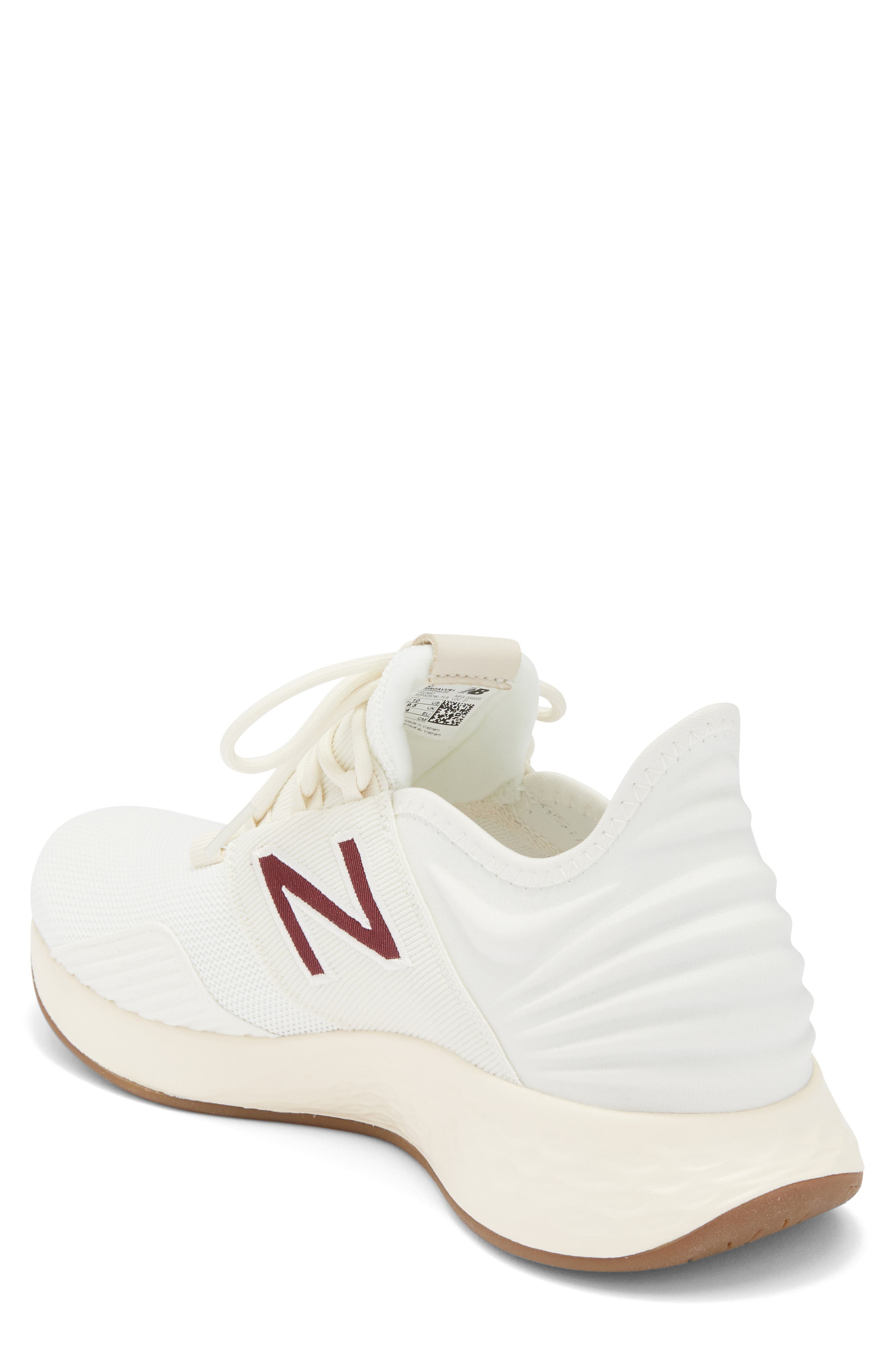 Fresh Foam Roav Running Shoe, Alternate, color, SEA SALT/ MONARCH BURGUNDY