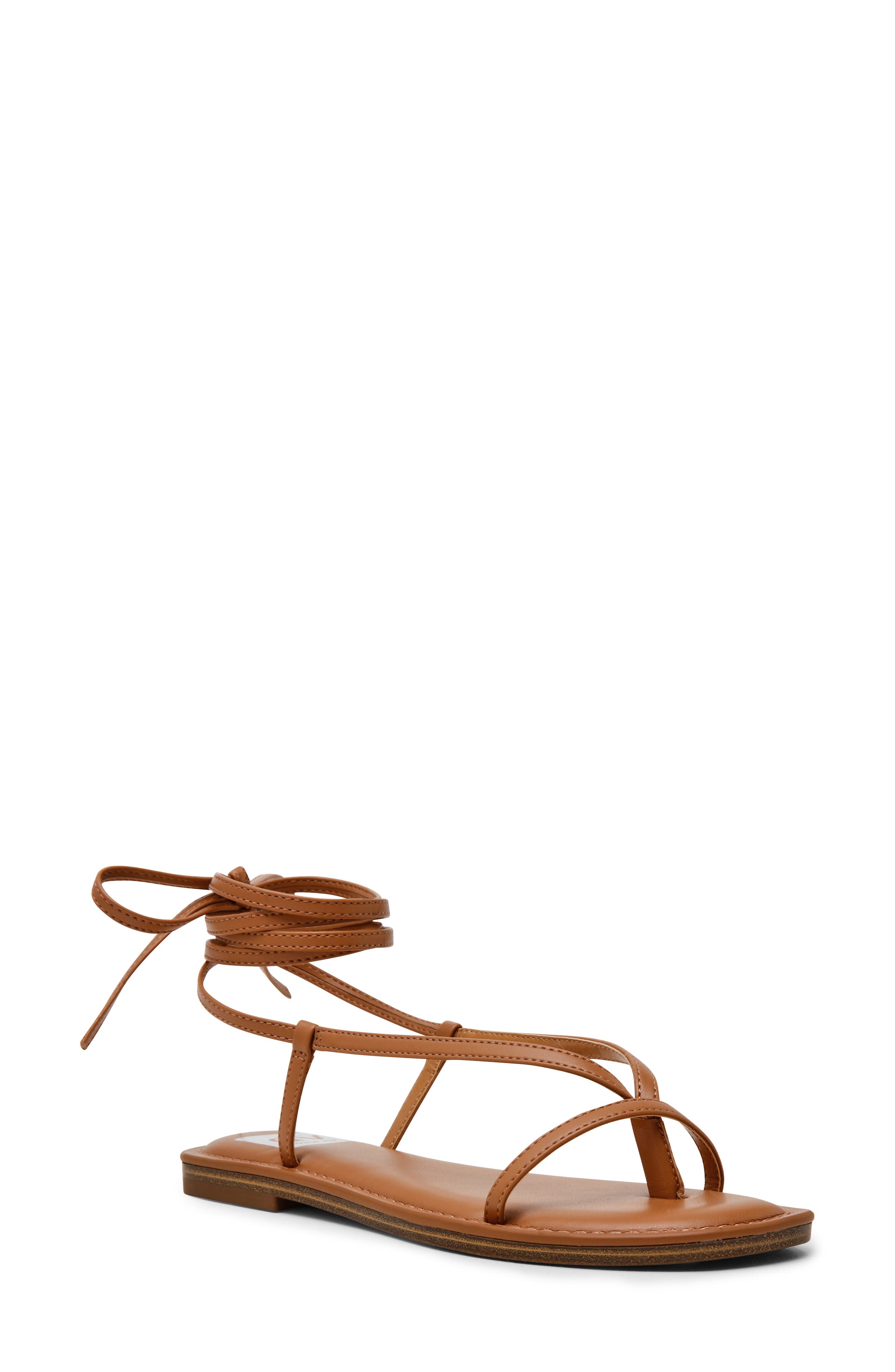 DV by Dolce Vita Jipsy Ankle Wrap Sandal, Main, color, Toffee