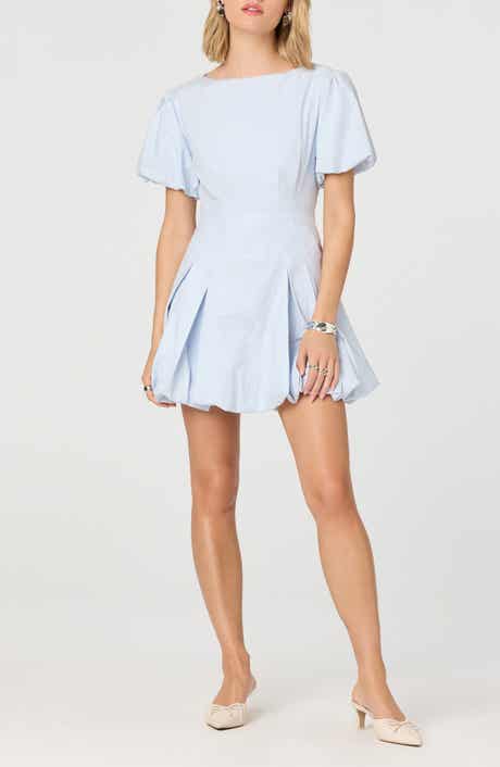 Kattie Bubble Hem Minidress