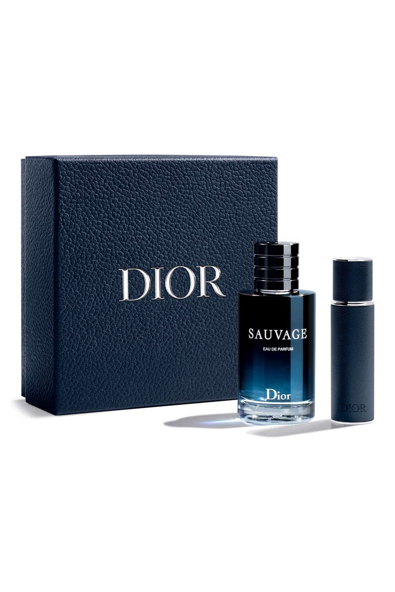 Sauvage Eau de Parfum & Travel Spray Gift Set, Main, color, NO COLOR
