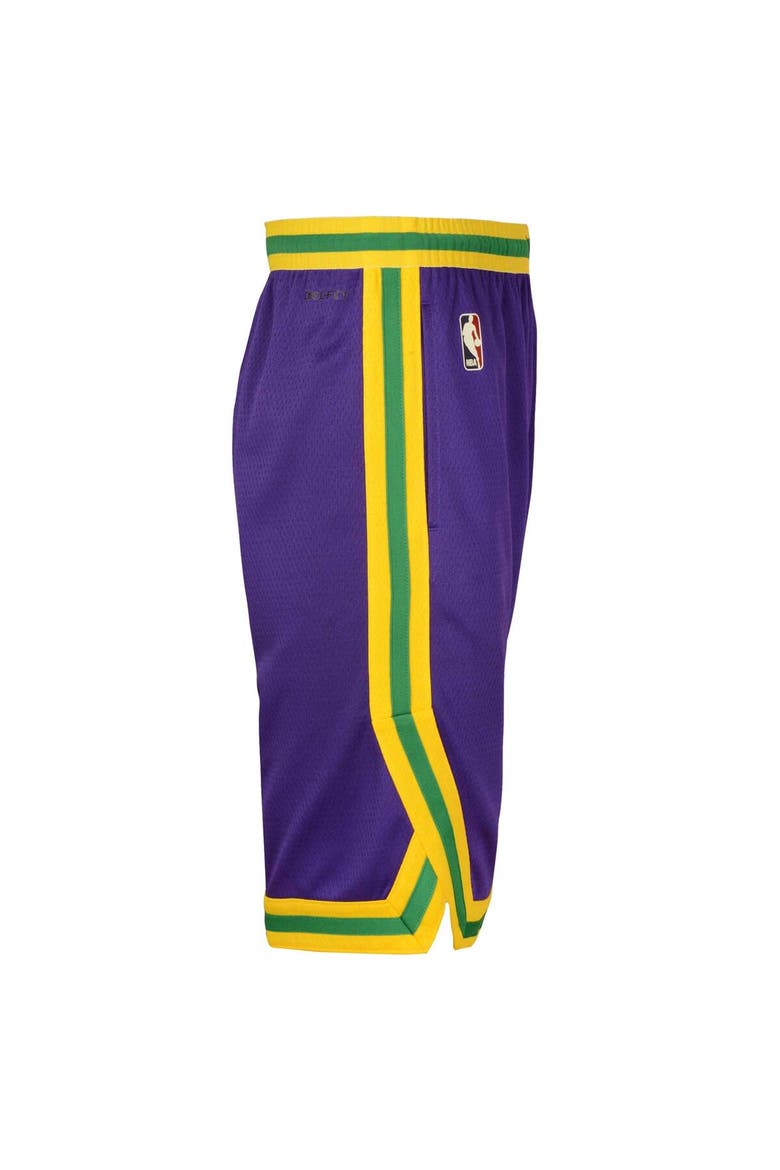 Youth Nike Purple Utah Jazz Classic Edition Swingman Shorts, Alternate, color, Purple