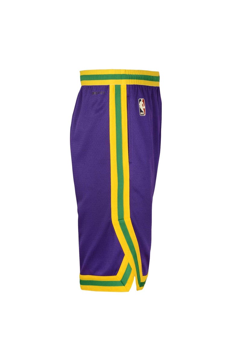 NBA Youth Nike Purple Utah Jazz Classic Edition Swingman Shorts, Alternate, color, Purple
