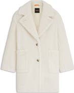 BOSS Orange Catedy Faux Shearling Coat