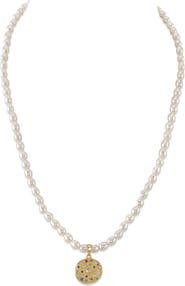 The Pearl Source 4.0-4.5mm White Freshwater Oval Pearl Astrid Necklace