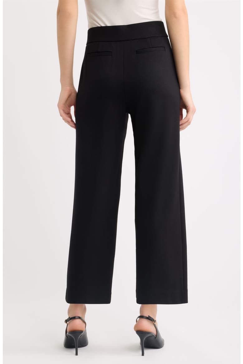 Wide Leg Cropped Pants, Alternate, color, ANNE BLACK